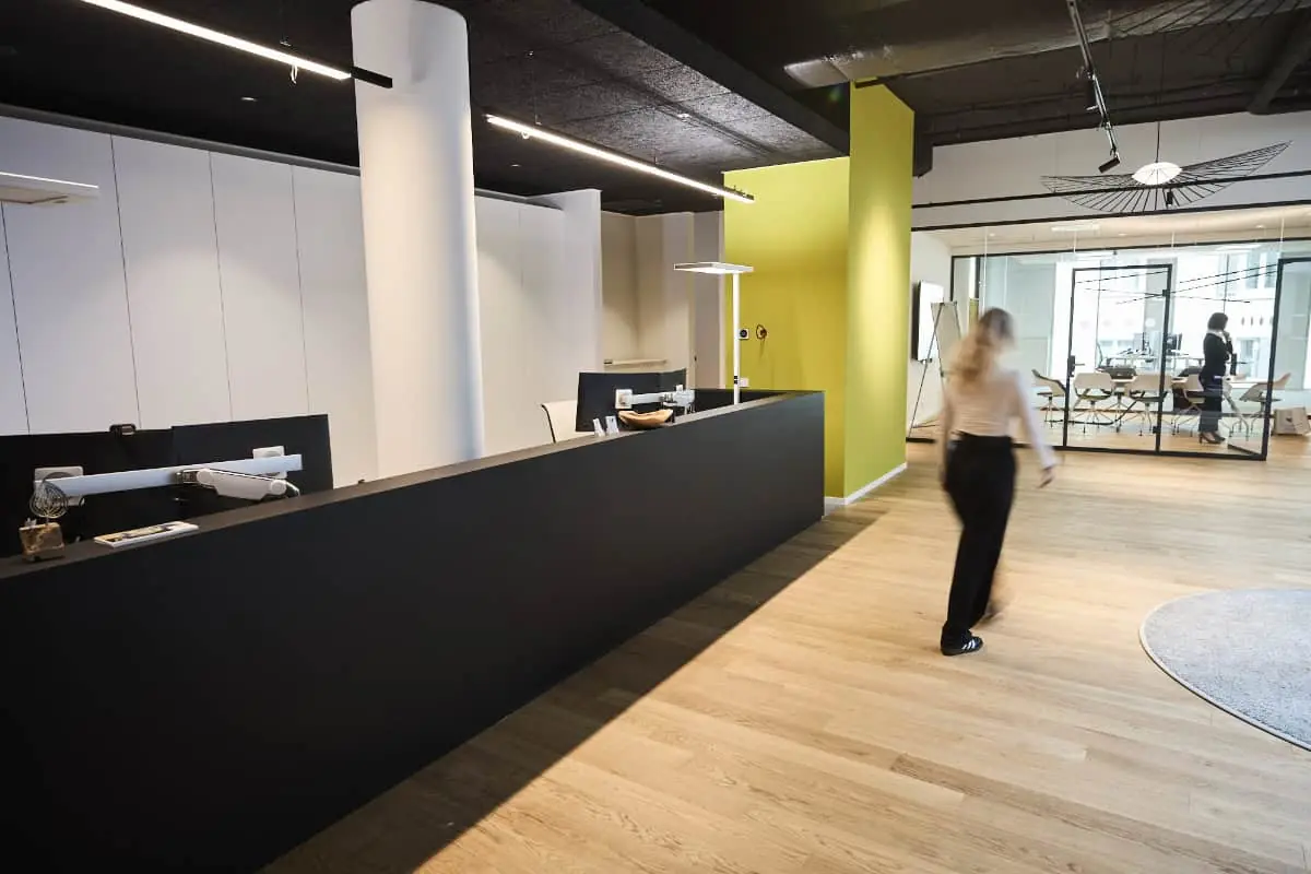 Empfangsbereich der Kanzlei